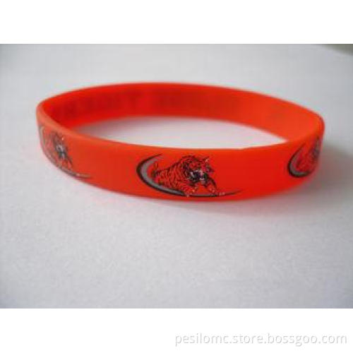 Flexible And Washable Silicone Energy Bracelet Custom Silic